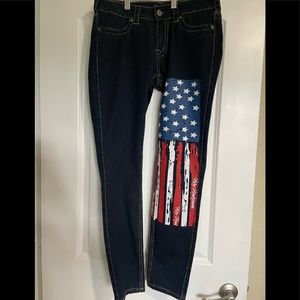 American Flag Jeans- New